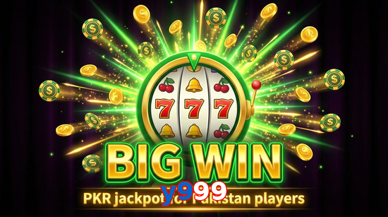 Big win animation on Y999 slot game